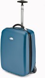 Travel case and trolley with extendable handle in a tough ABS pl