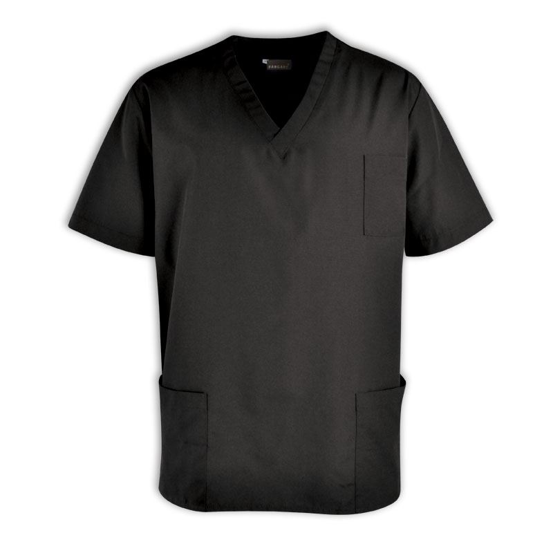 Alex Scrub Top - Avail in: Dusk blue, Navy, White, Black