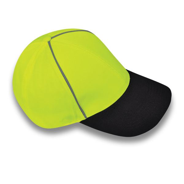 High Visibility Cap - Avail in: Fluorescent Yellow, Fluorescent