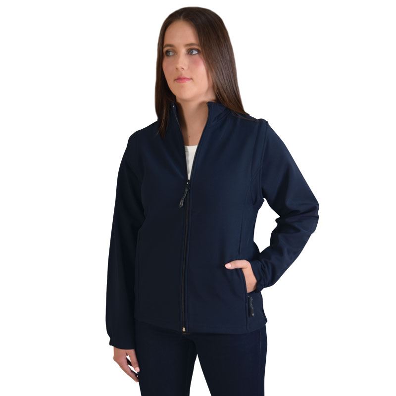 Ladies Zip Off Sleeve Softshell Jacket - Avail in: Navy, Black