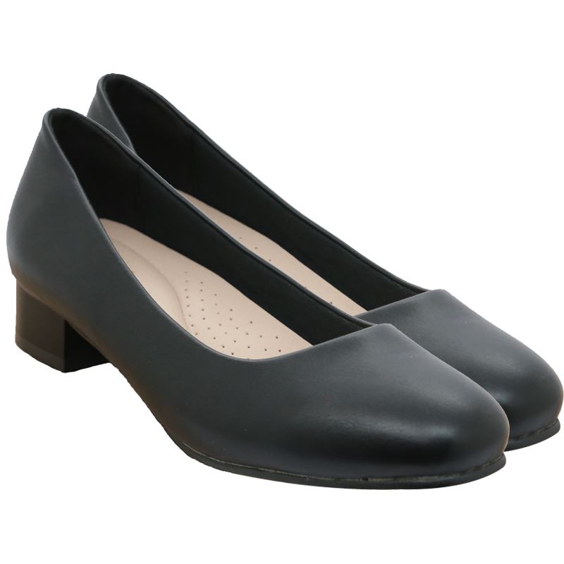 Bata Ladies Closed Heel Court - Avail in: Black, Navy