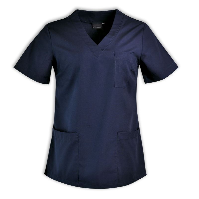 Lexie Scrub Top - Avail in: Dusk blue, Navy, White, Black