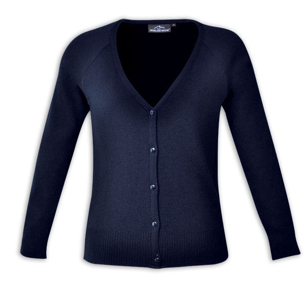 Ladies Classic Cardigan - Avail in: Navy, Black