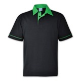 Statement Polo - Avail in: Black/Red, Black/Yellow, Black/Emeral