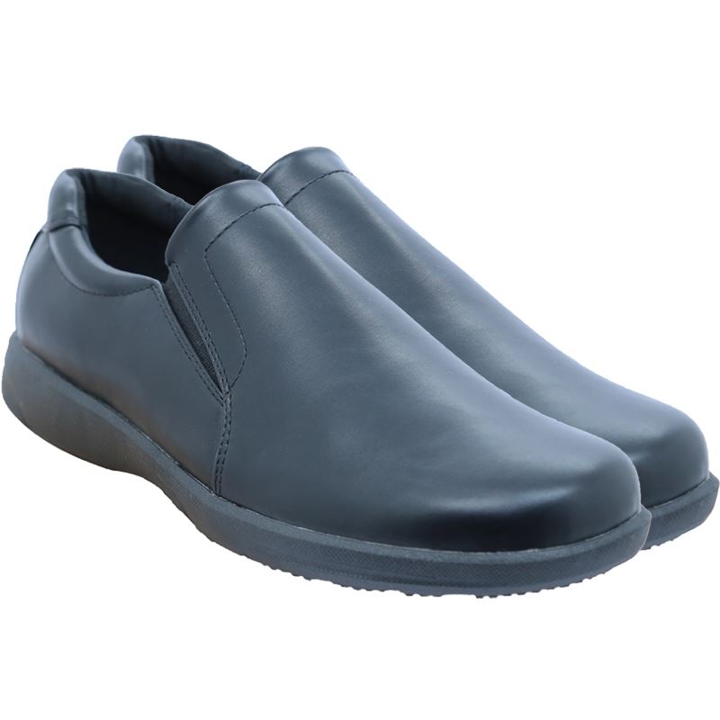 Bata Mens PU Slip On - Avail in: Black