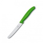 Victorinox Classic Tomato Green Ser 11Cm Perfect For Kitchen Tas