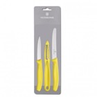 Victorinox Classic Zest 3 Pc Paring Set Yellow The Iconic Kitche