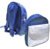 Kids Backpack - Blue Or Pink Trim