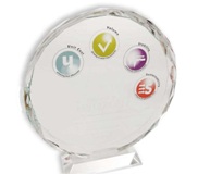 Crystal - Sunflower - 150mm Diameter Crystal - Sunflower - 150mm Diameter