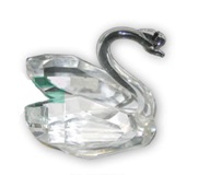 Crystal - Swan - 60 X 90mm