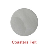 Coaster 100 X 100mm Felt - Printable Both Sides