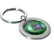 Metal Keyring (For Doming System) - Round - Takes 25mm Round Dom
