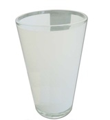 Coated 17Oz Glasses With White Printable Area - Cone Shaped Coated 17Oz Glasses With White Printable Area - Cone Shaped