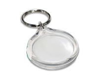 Keyring Clip In - Round - 33mm Diameter