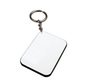 Polymer Keyring For Sublimation - Both Sides Printable - Availab
