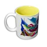 Premium Quality Mug - 2 Tone - Yellow Inner