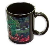 Premium Quality  Black Mug With White Patch To Transfer Into