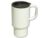 Polymer Travel Mug - White