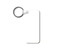 Unisub Rectangular Metal Keyring - Both Sides Printable - 31.8 X