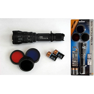 LiteXpress - Lxl448001 X-Tactical 105 Led 550 Lumens W/3 Filters