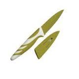 3.5' Green Paring Knife Non-Stick Stainless Steel Blade Ergo