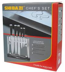 Shibazi P9001-A9 8 Chefs Knife Hang Disp Gift Box