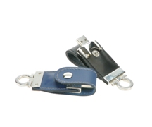 4 Gig Usb Leather Key Ring