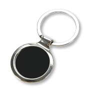 Round Dot Keyring