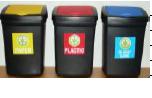 3 X 32L Lift Up Bin Top Bin Recycling Set - Min Order: 1 units.