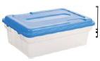 11L Clear Storage Box - Min Order: 3 units.