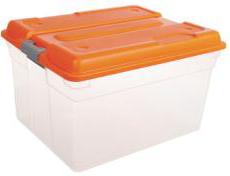 56L Clear Storage Box - Min Order: 1 units.
