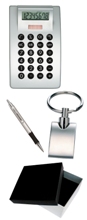 Gift set-calculator, pen & key ring