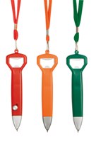 Neck Pen With Bottle Opener (Green)