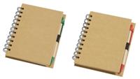 Eco Notebook With Pen (Green)
