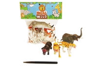 Toy 2 Assorted 4pc 3.5inch Wild Animals - Min Order - 10 Units Toy 2 Assorted 4pc 3.5inch Wild Animals - Min Order - 10 Units