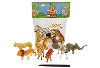 Toy 6pc Wild Animals - Min Order - 10 Units Toy 6pc Wild Animals - Min Order - 10 Units