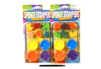 Toy Sponge Stamper - 3 Assorted - Min Order - 10 Units