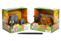 Toy 2Pcs Wild Animal In Open Touch Box 2 Assorted - Min Order - Toy 2Pcs Wild Animal In Open Touch Box 2 Assorted - Min Order -