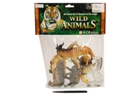 Toy 6 Pcs Wild Animal In Pvc - Min Order - 10 Units Toy 6 Pcs Wild Animal In Pvc - Min Order - 10 Units