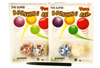 Toy 2pc 38Mm 4 Assorted Bouncing Ball On Bliste - Min Order - 10 Toy 2pc 38Mm 4 Assorted Bouncing Ball On Bliste - Min Order - 10