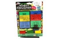 Toy Robot Designer On Card - Min Order - 10 Units