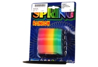Toy Rainbow Spring Blister Card - Min Order - 10 Units