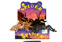 Toy 4 Assorted Flock Spider 12 In Display Box - Min Order - 10 U Toy 4 Assorted Flock Spider 12 In Display Box - Min Order - 10 U
