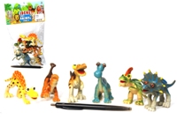 Toy Funny Dinosaurs In Packet - Min Order - 10 Units Toy Funny Dinosaurs In Packet - Min Order - 10 Units