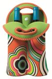 Built NY Two-Bottle Tote French Bull Rainbow Flower