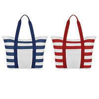 Striped Beach Bag