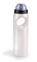 Fan Bottle with Stress Ball - White