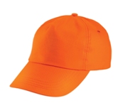 5 Panel Cotton Cap - Orange