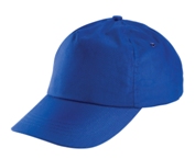 5 Panel Cotton Cap - Royal blue