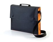 Two Tone Document Bag - Orange